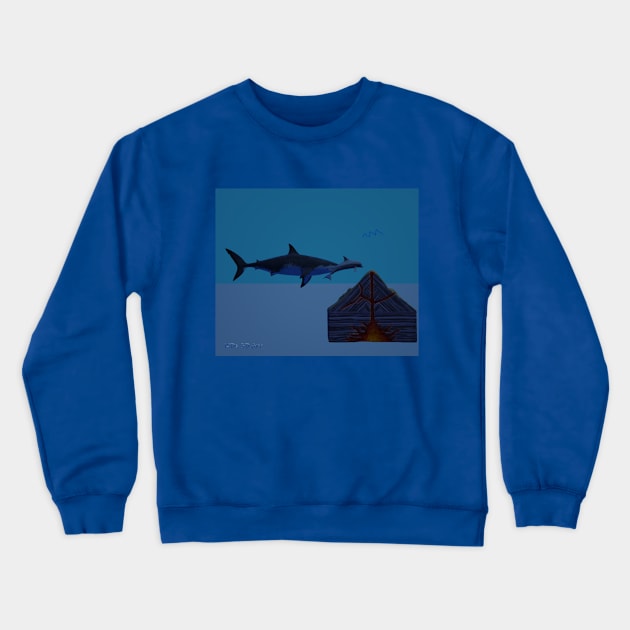 Kids 3D Art Under the sea Crewneck Sweatshirt by CDUS